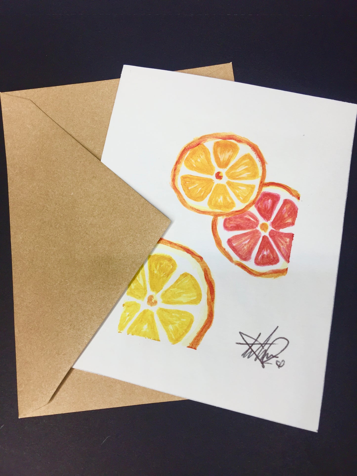 Citrus Greeting Card