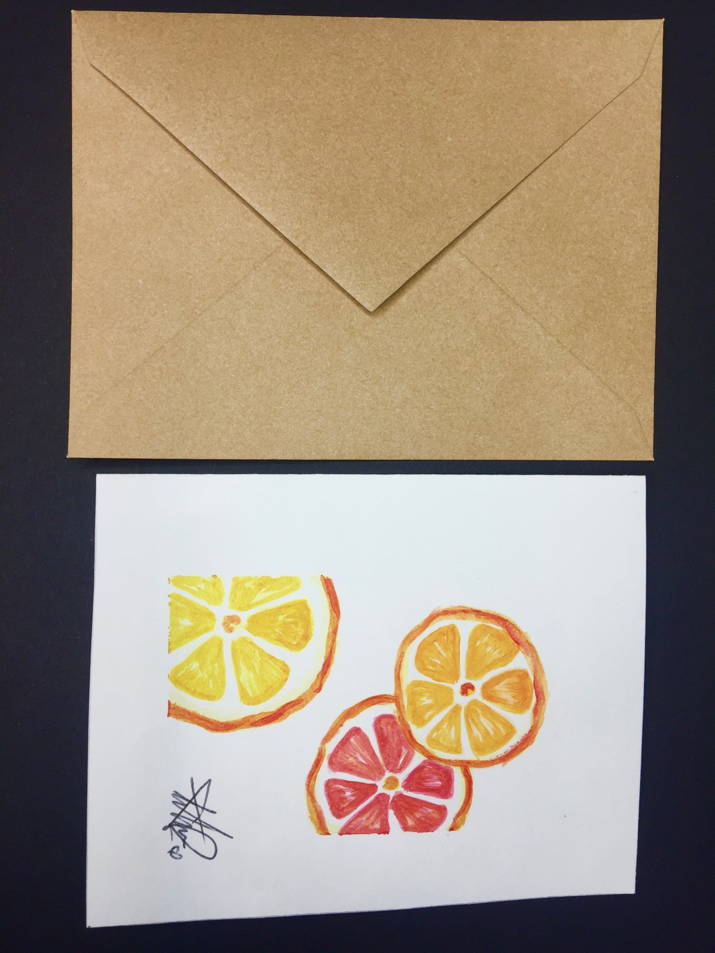 Citrus Greeting Card